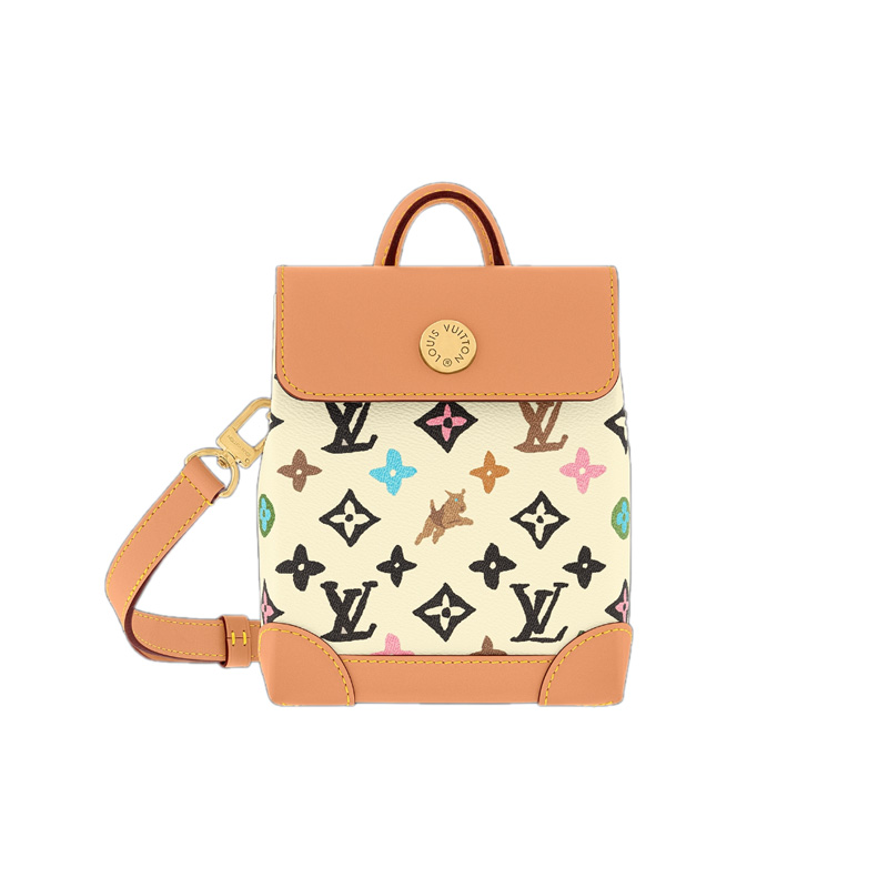 Nano Steamer Vanilla Monogram Craggy Canvas