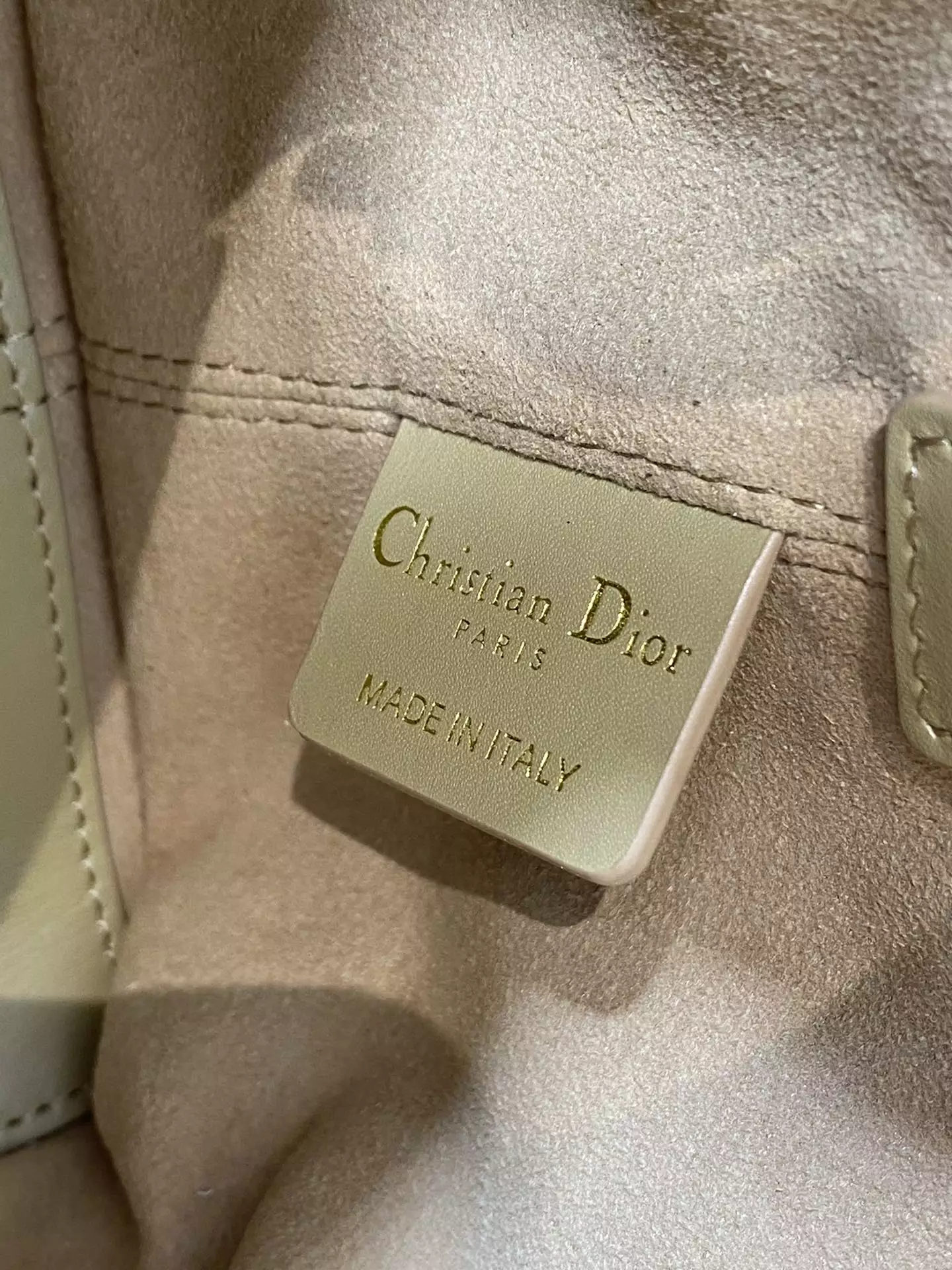 Small Dior Toujours Bag Medium Tan Macrocannage Calfskin