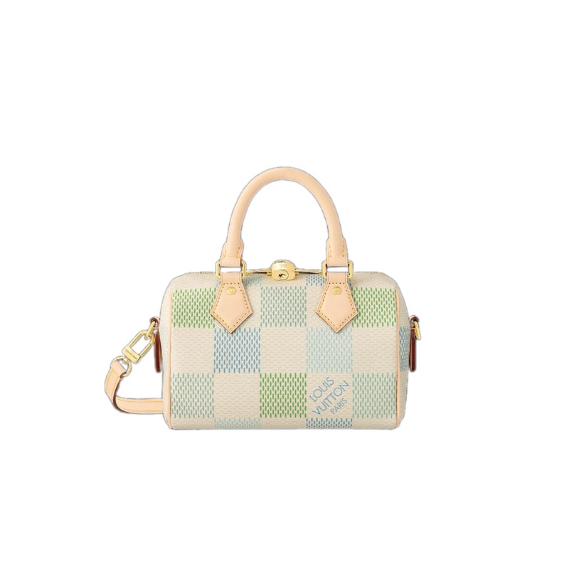 Speedy Bandoulière 20 Pistachio Damier Giant Canvas