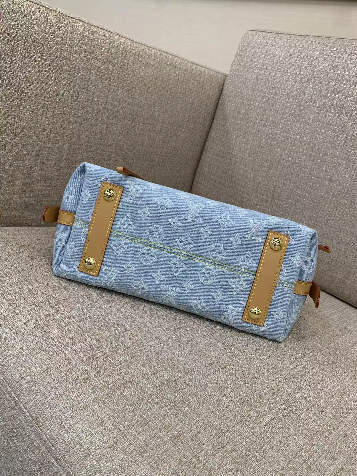 CarryAll PM Bag Blue Monogram Denim Organic Cotton