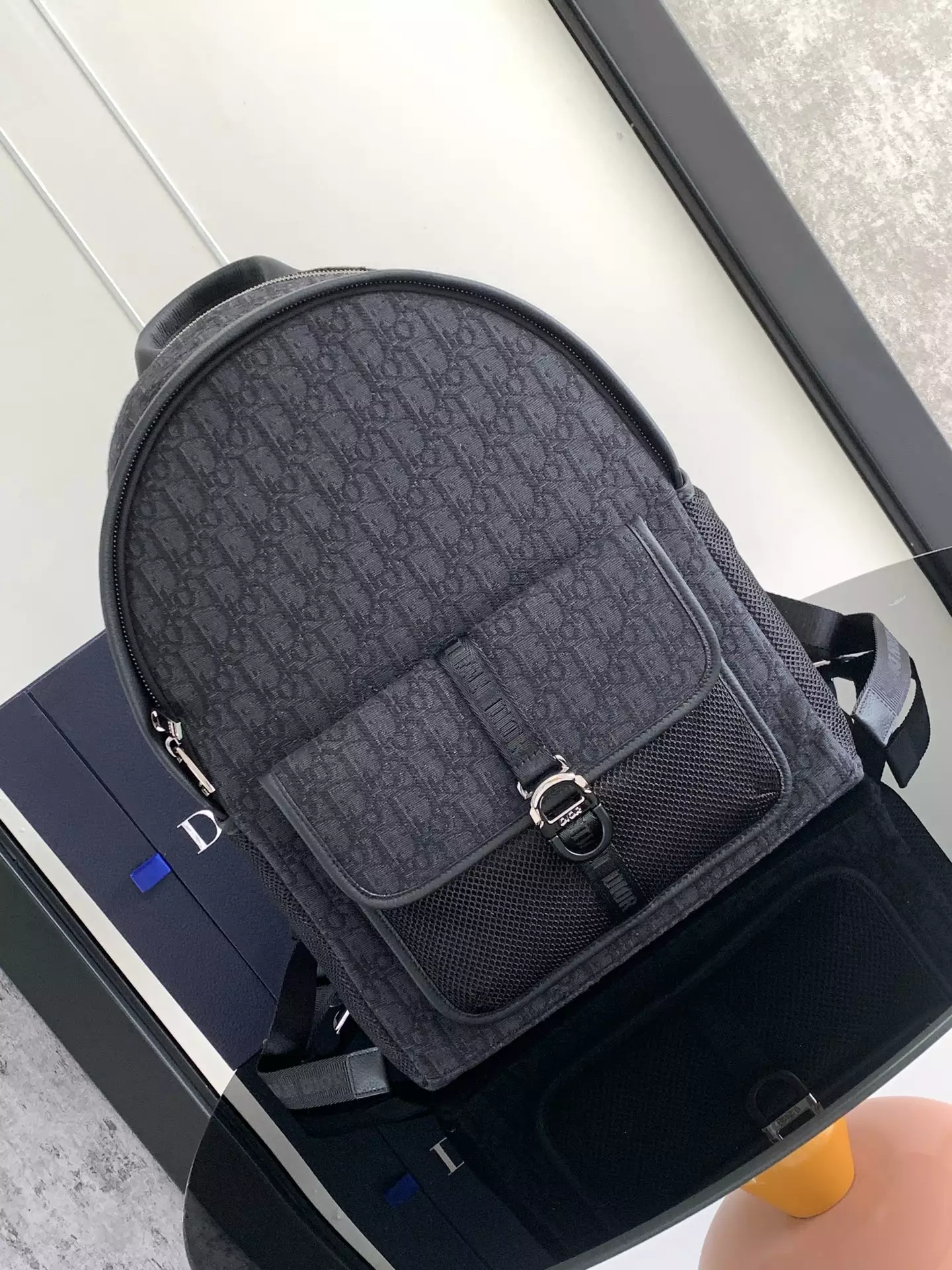 Dior 8 Backpack Black Dior Oblique Jacquard