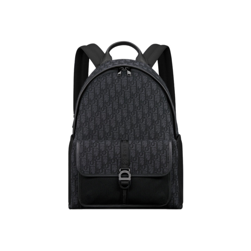 Dior 8 Backpack Black Dior Oblique Jacquard