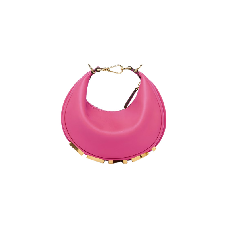 Fendigraphy Mini Fuchsia Leather Bag
