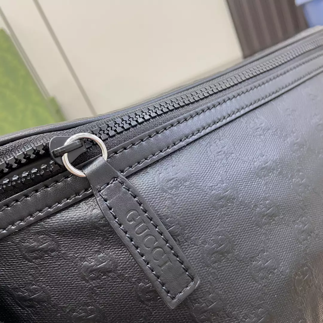 GG Crystal Belt Bag in Black GG Crystal Canvas