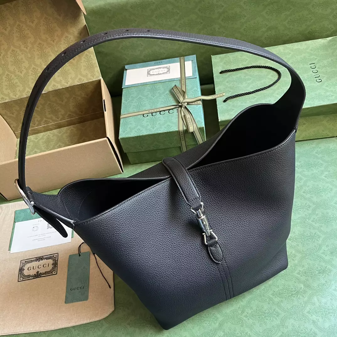 Jackie 1961 Small Crossbody Bag in Black Leather