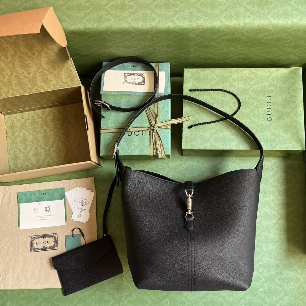Jackie 1961 Small Crossbody Bag in Black Leather