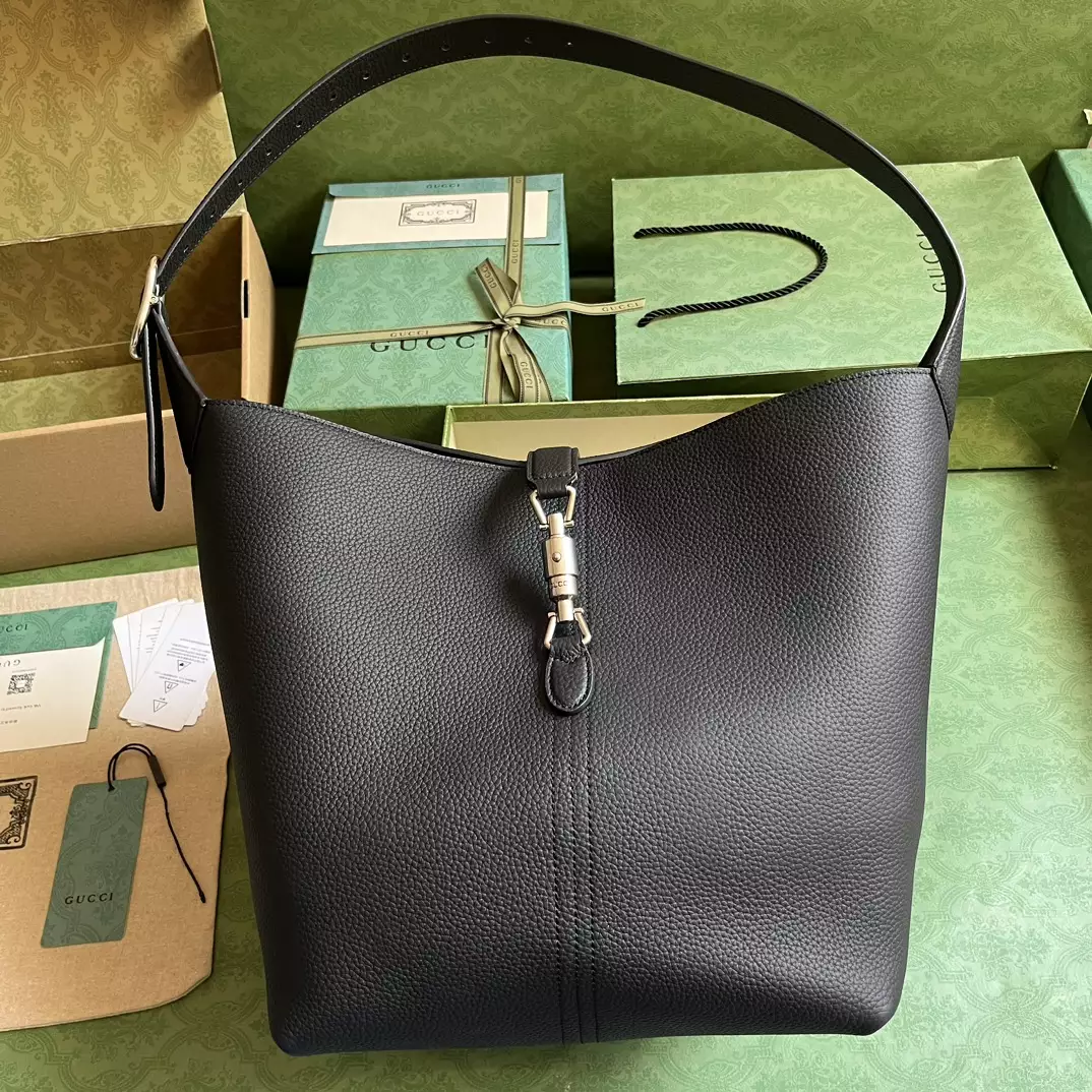 Jackie 1961 Small Crossbody Bag in Black Leather