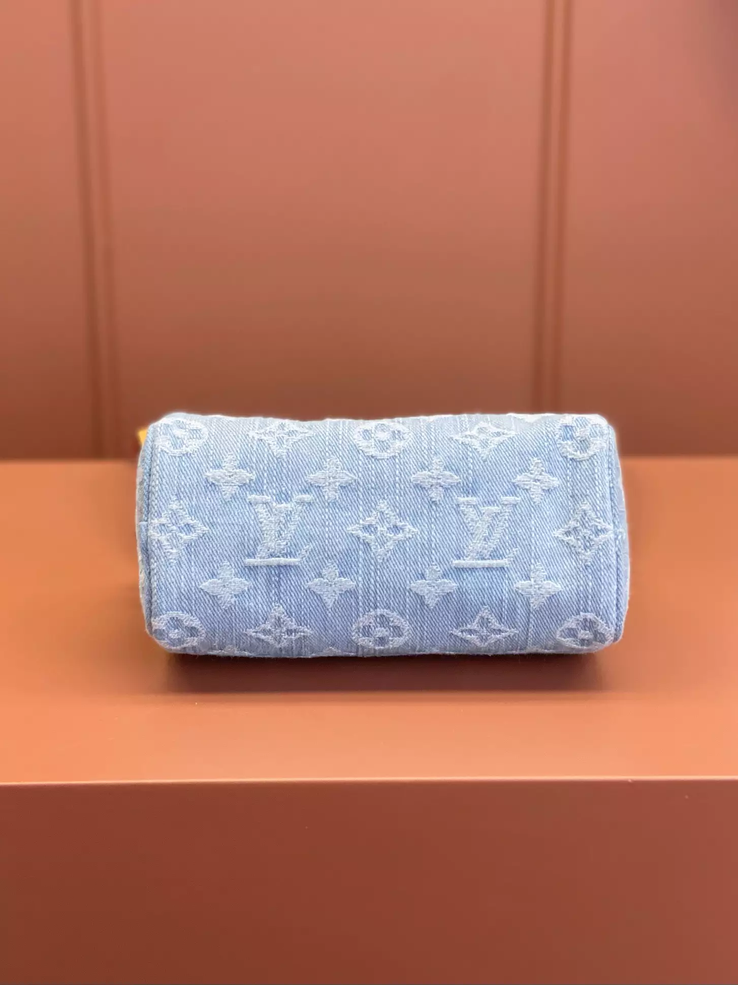 LV Nano Speedy Sky Denim Monogram Denim