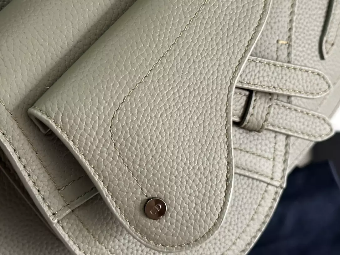 Maxi Gallop Backpack Khaki Grained Calfskin
