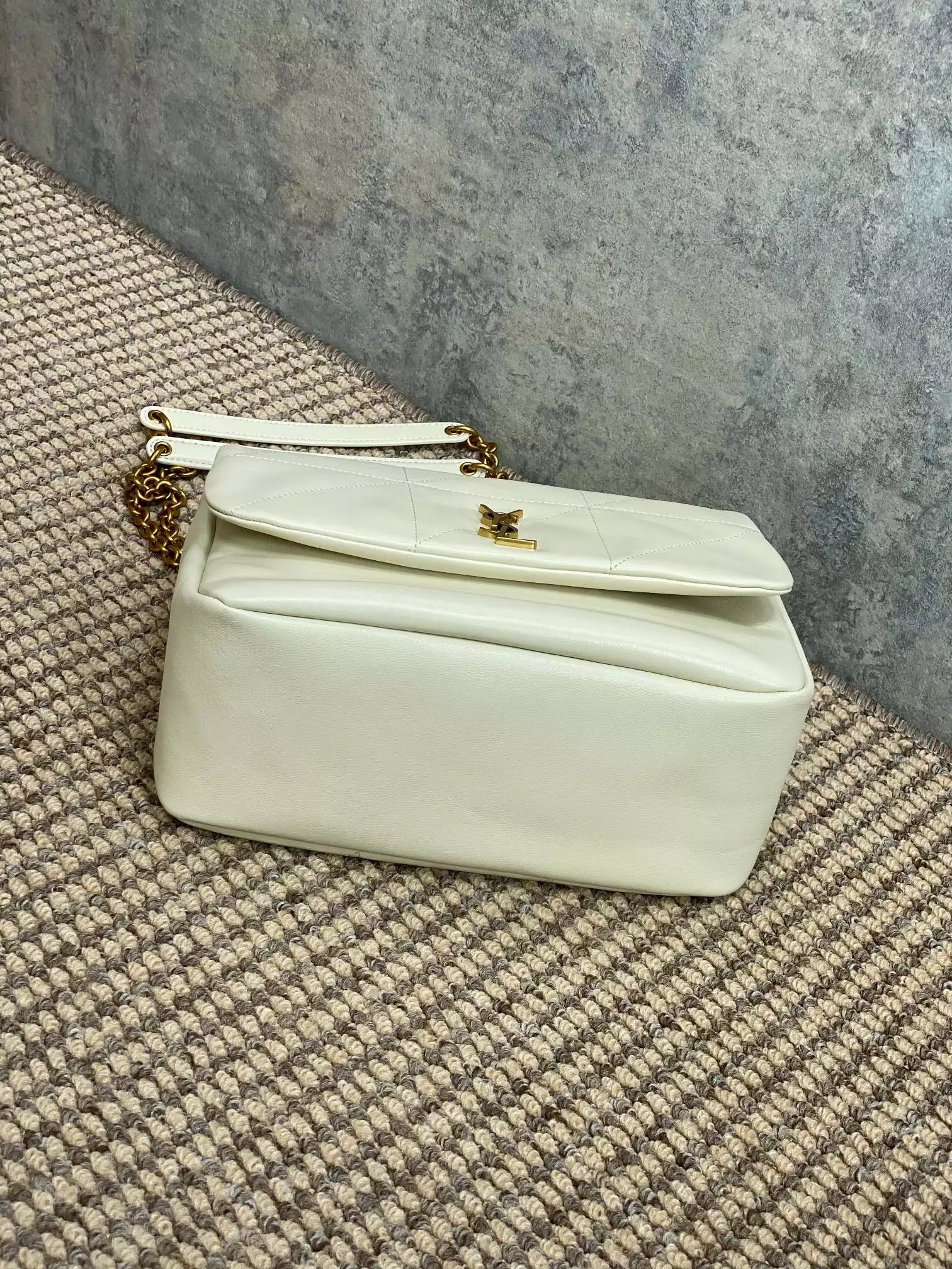 Jamie 4.3 Small in Blanc Vintage Lambskin - YB062