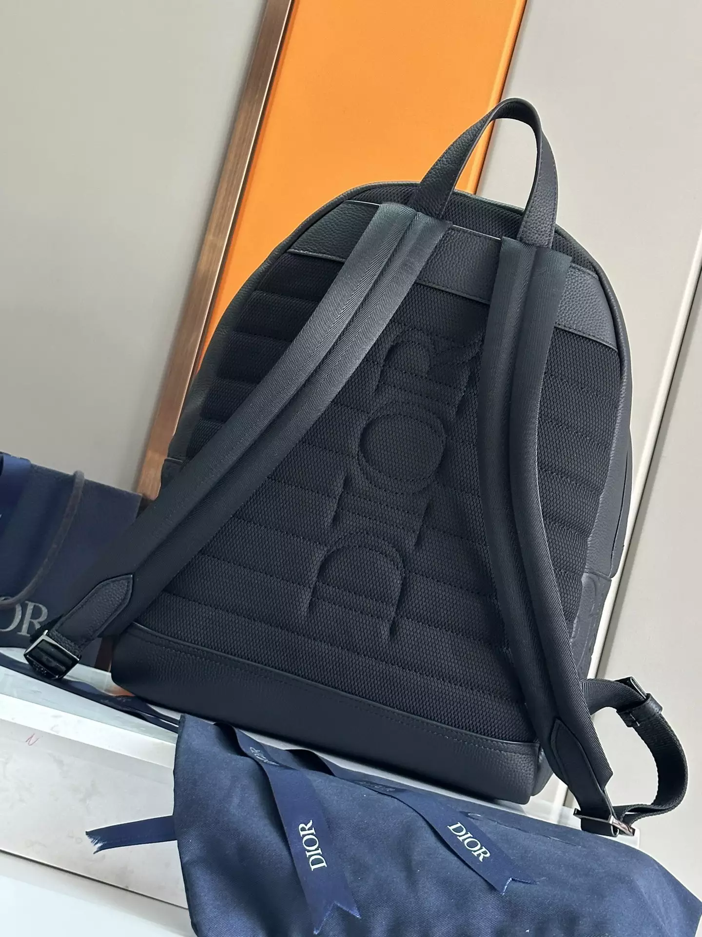 Rider 2.0 Backpack Black Dior Gravity Leather and Black Grained Calfskin