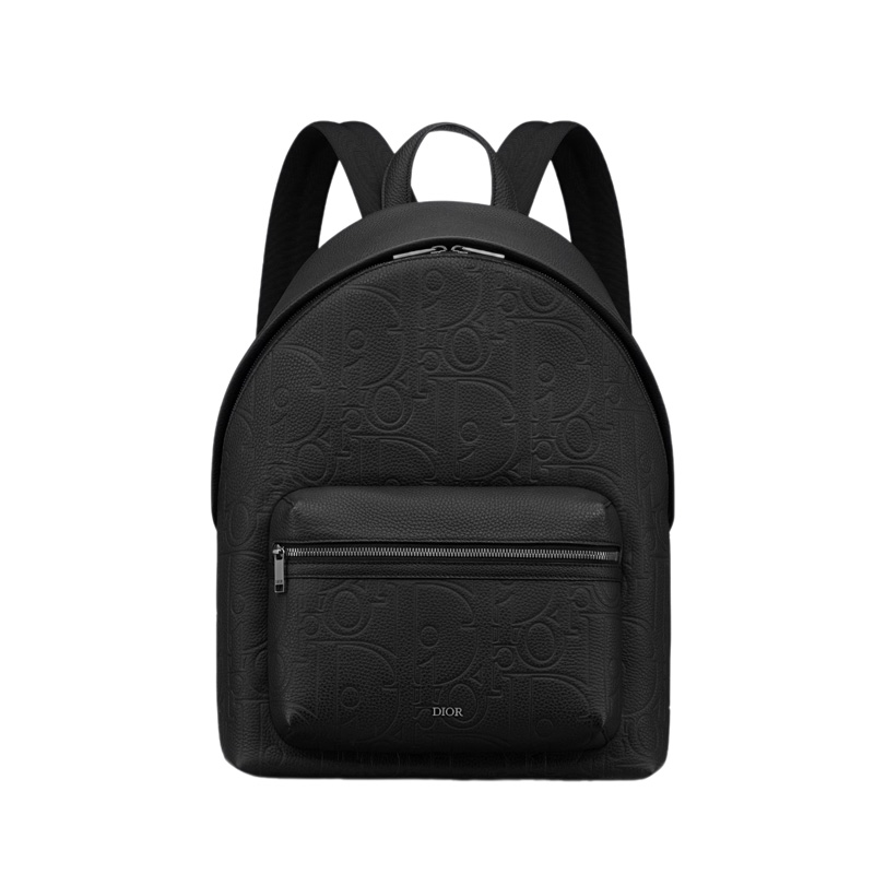 Rider 2.0 Backpack Black Dior Gravity Leather and Black Grained Calfskin