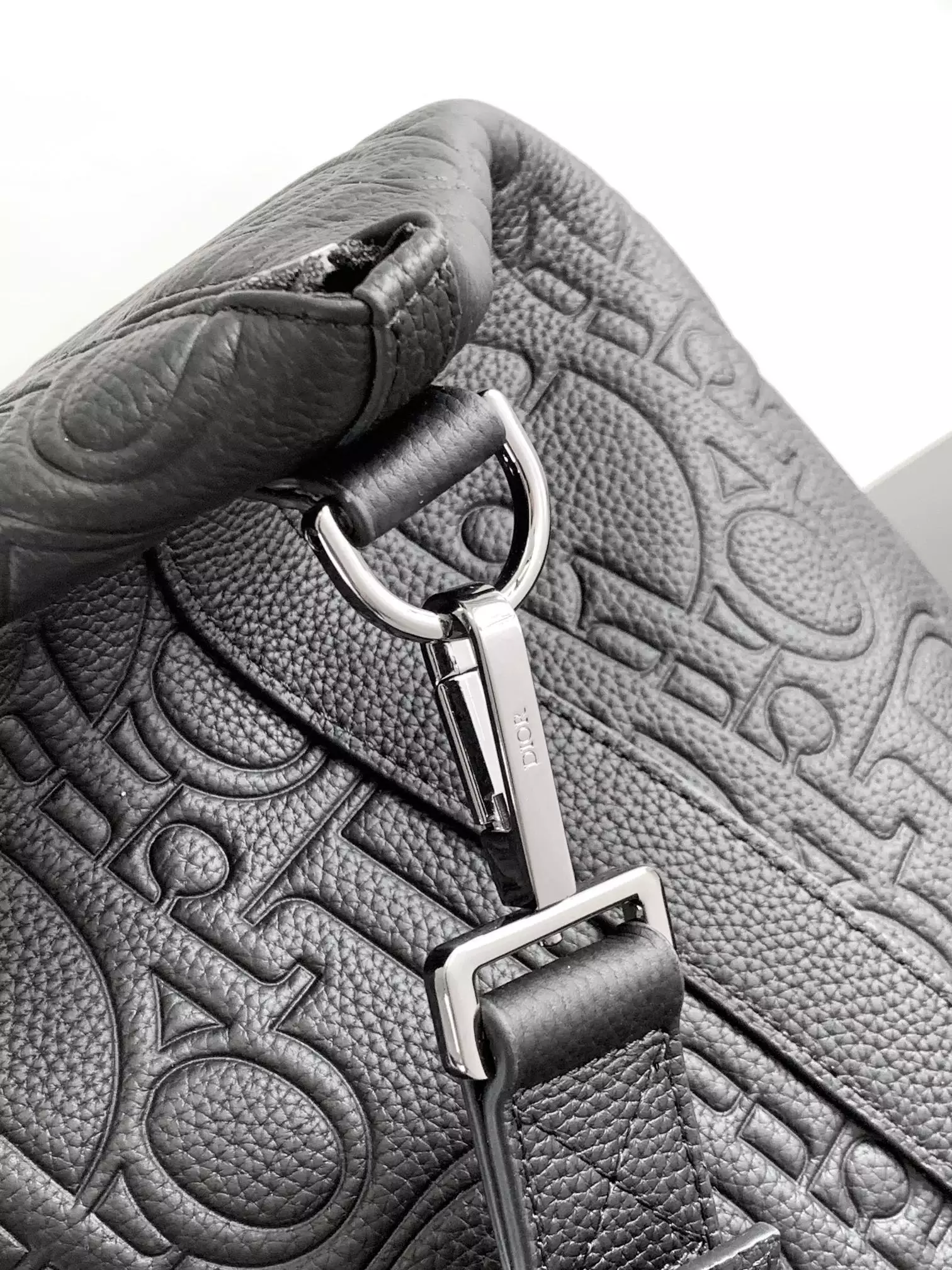 Weekender 40 Black Dior Gravity Leather and Black Grained Calfskin